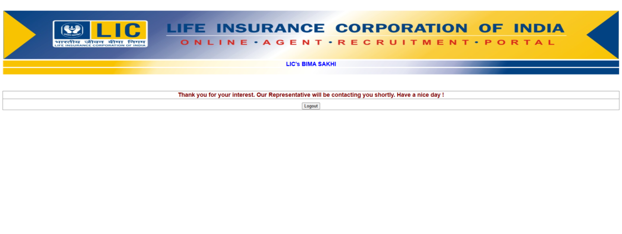 Bima Sakhi Yojana Online Form Apply बीमा सखी आनलाइन आवेदन